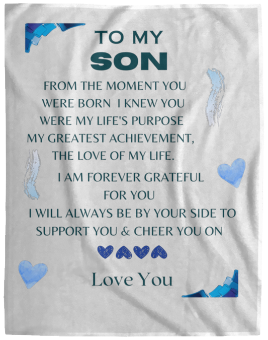 To My Son Blanket