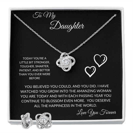 To My Daughter Love Knot Forever