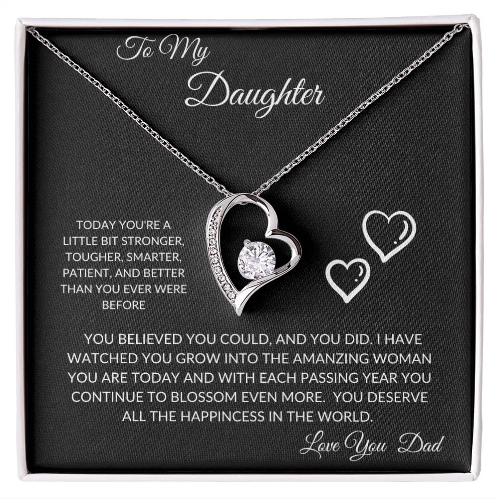 To My Daughter Forever Love Dad